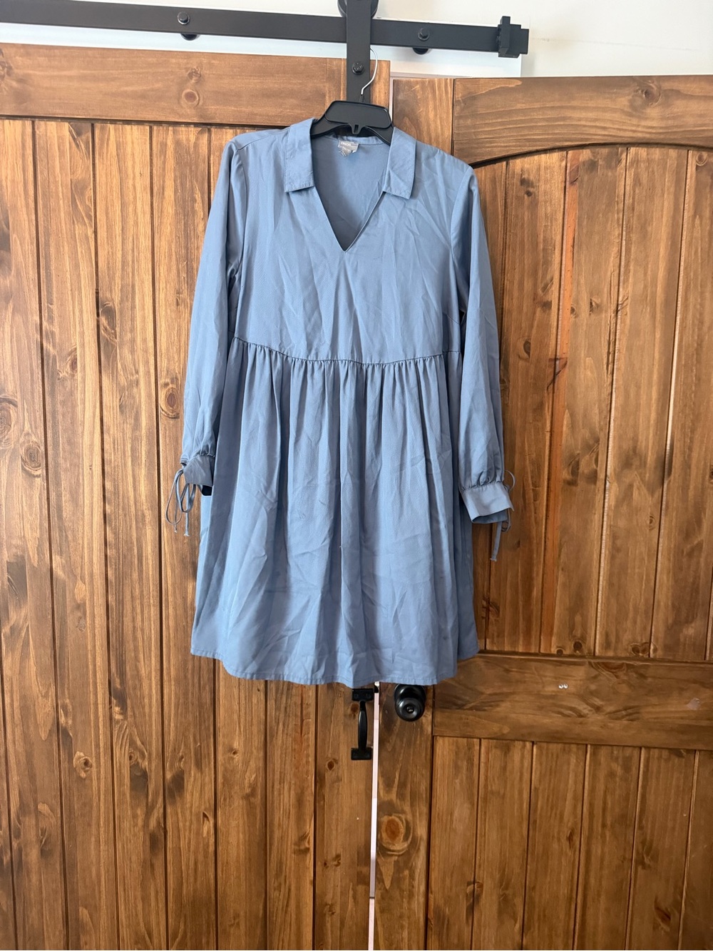asos blue dress